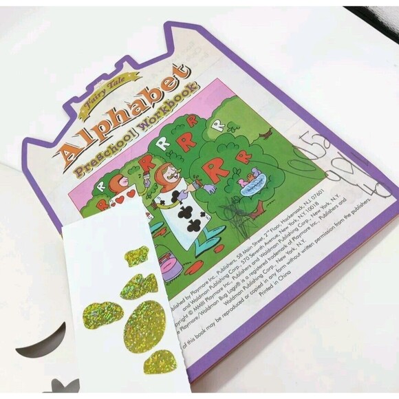 4 Fairy Tale Activity Books Alphabet Opposites Puzzles Learn Readiness Preschool - Picture 6 of 12